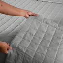 Kit Cobre Leito Matelado Dupla Face Soft 2 Peças Solteiro 100% Poliéster - Cinza