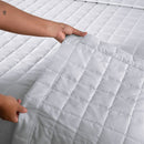 Kit Cobre Leito Solteiro Dupla Face Soft Matelado 2 Peças 100% Poliéster Branco