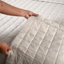 Kit Cobre Leito Solteiro Dupla Face Soft Matelado 2 Peças Areia 100% Poliéster