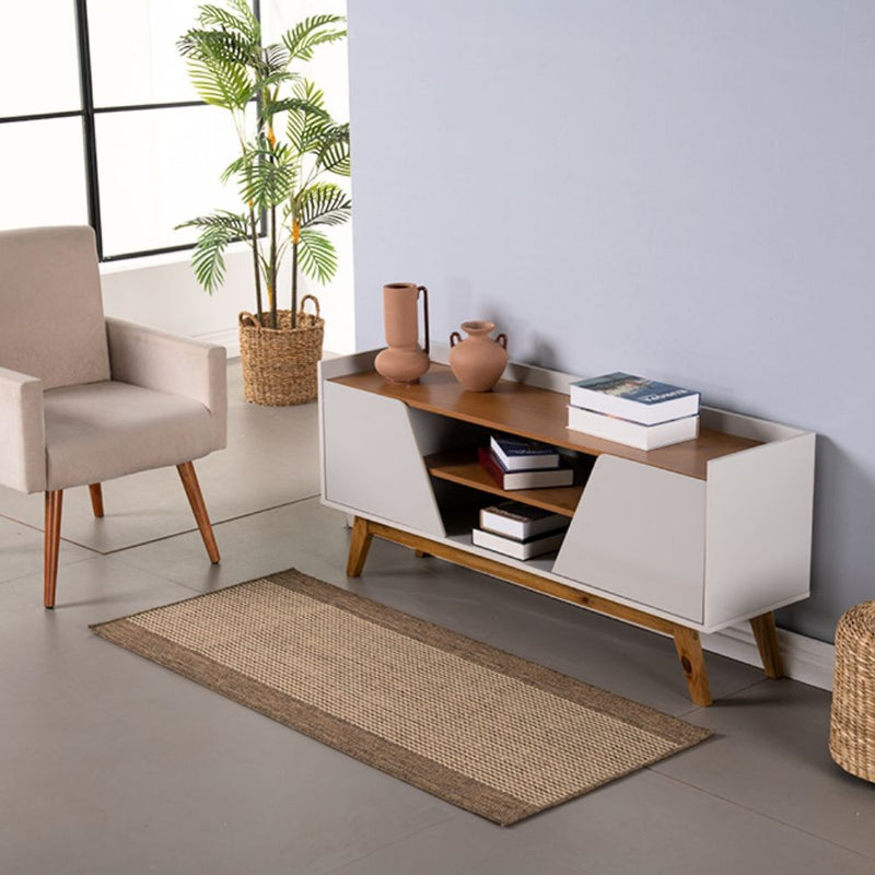 Tapete Passadeira Sisal Lancer 1 Peça 2,00m x 66cm 87% Polipropileno / 13% Poli