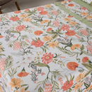 Jogo de Lençol Encantare Ponto Palito Estampado Completo 4 Peças King 80% Algo