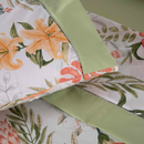 Jogo de Lençol Encantare Ponto Palito Estampado Completo 4 Peças King 80% Algo