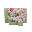 Jogo de Lençol Encantare Ponto Palito Estampado Completo 4 Peças King 80% Algo