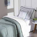 Kit Coberdrom Soft 03 Peças Solteiro cor:Verde Militar