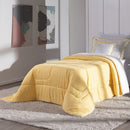 Kit Coberdrom Soft 03 Peças Solteiro cor:Amarelo