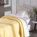 Kit Coberdrom Soft 03 Peças Solteiro cor:Amarelo