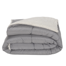 Kit Coberdrom Soft 05 Peças Queen cor:Cinza (3203-10)