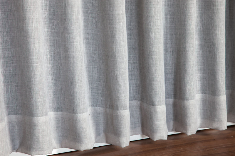 Cortina Blackout com linho 3,00x2,70 Para Trilho Suíço Cor:Palha