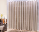 Cortina linho tecido 3,00x2,80 Para Varão Simples Cor:Avelã