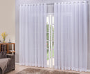 Cortina linho tecido 6,00x2,80 Para Varão Simples Cor:Branco
