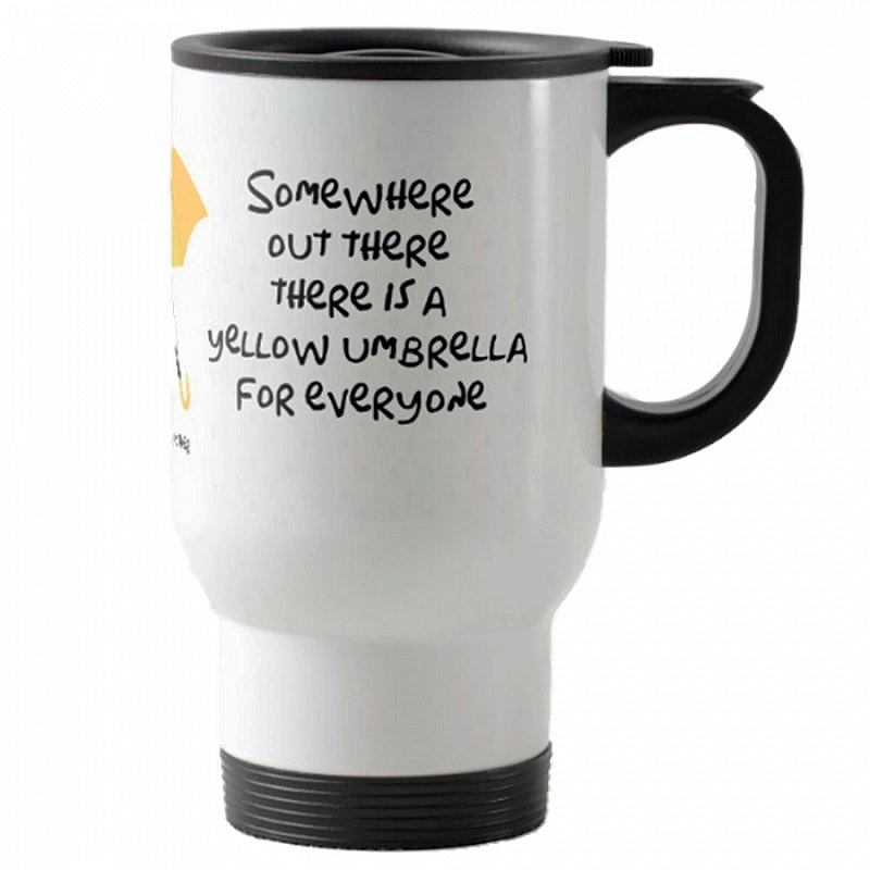 Caneca térmica para carro H.I.M.Y.M. mod.II Branco