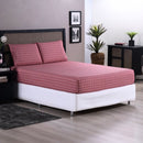 Jogo de Lençol Grid Quadriculado 3 Peças Queen 80% Algodão / 20% Poliéster P