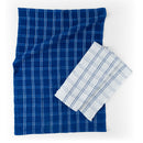 Kit 02 Panos de Copa Chess Xadrez Felpudo Azul