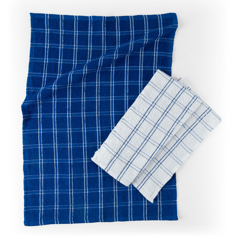 Kit 02 Panos de Copa Chess Xadrez Felpudo Azul