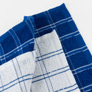 Kit 02 Panos de Copa Chess Xadrez Felpudo Azul