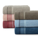 Kit 06 Toalhas de Banho Avulsas Bossa Azul, Marinho, Rosa, Vermelho, Marrom e Be