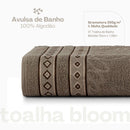 Toalha de Banho Avulsa Bloom Marrom