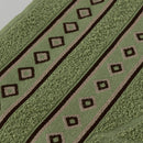 Kit 02 Toalhas de Banho Avulsas Bloom Marrom e Verde