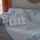 Kit Xale Para Sofá Com Franja Marrocos 5 Peças 1,35 x 1,35 60% Algodão / 40%