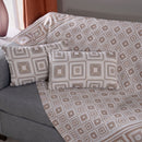 Kit Xale Para Sofá Com Franja Marrocos 5 Peças 1,35 x 1,35 60% Algodão / 40%