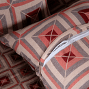 Kit Xale Para Sofá Com Franja Marrocos 5 Peças 1,35 x 1,35 60% Algodão / 40%