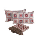 Kit Xale Para Sofá Com Franja Marrocos 5 Peças 1,35 x 1,35 60% Algodão / 40%