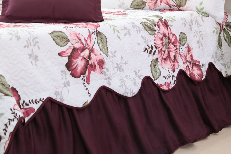 Kit Cobreleito Belize Casal Queen 05 peças Amapola