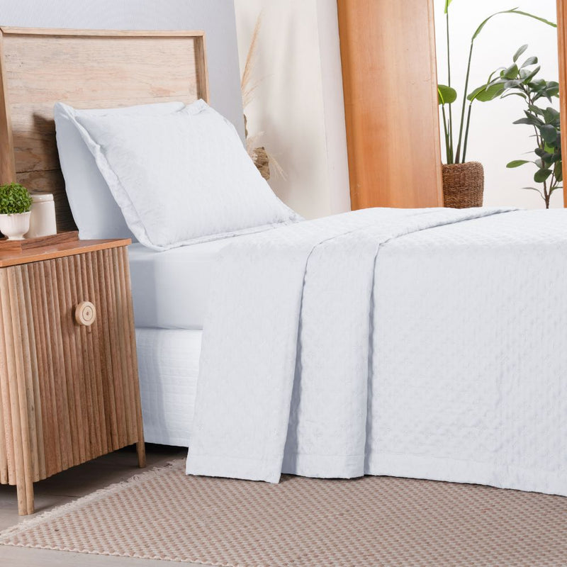 Kit Cobre Leito Matelado Dupla Face Attuale 2 Peças Solteiro 100% Poliéster -