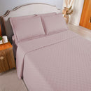 Kit Cobre Leito Matelado Dupla Face Attuale 3 Peças Casal 100% Poliéster - Ros