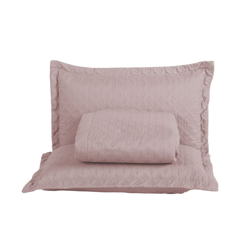 Kit Cobre Leito Matelado Dupla Face Attuale 3 Peças Casal 100% Poliéster - Ros