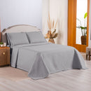 Kit Cobre Leito Matelado Dupla Face Attuale 3 Peças King 100% Poliéster - Cinz