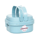 Marmita Com 2 Compartimentos, Travas e Alças Plasvale Azul