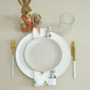 Kit 10 Guardanapos de Tecido Essence 35cm x 35cm 100% Poliéster Tecido Microfibr