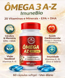 Ômega 3 Multivitamínico A-Z EPA DHA 1400mg 60 Cápsulas