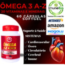 Ômega 3 Multivitamínico A-Z EPA DHA 1400mg 60 Cápsulas