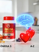 Ômega 3 Multivitamínico A-Z EPA DHA 1400mg 60 Cápsulas