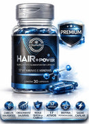 Hair Power Masculino A-Z com 17 Vitaminas 30 Cápsulas