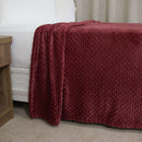 Manta Cobertor Fleece Casal Queen 2,20x2,40 m Textura Bolinha
