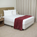 Manta Cobertor Fleece Casal Queen 2,20x2,40 m Textura Bolinha