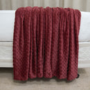 Manta Cobertor Fleece Casal Queen 2,20x2,40 m Textura Bolinha