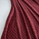 Manta Cobertor Fleece Casal Queen 2,20x2,40 m Textura Bolinha