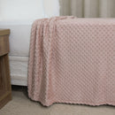 Manta Cobertor Fleece Casal Queen 2,20x2,40 m Textura Bolinha Macia