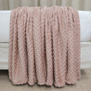 Manta Cobertor Fleece Casal Queen 2,20x2,40 m Textura Bolinha Macia