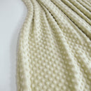 Manta Fleece Casal Queen 2,20x2,40 m Textura Bolinha Macia