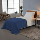 Coberdrom Solteiro Dupla Face Soft e Sherpa Carneiro 230x170 cm 100% Poliéster