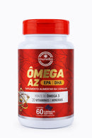 Ômega 3 Multivitamínico A-Z EPA DHA 1400mg 60 Cápsulas