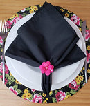 Kit 4 Capas para Sousplat Floradinha V da Charlo